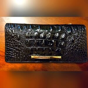 Brahmin Black Melbourne Ady Wallet